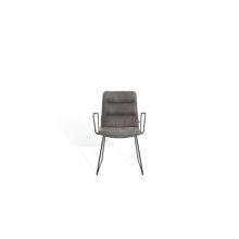 Laden Sie das Bild in den Galerie-Viewer, Arva Light Armlehnstuhl mit Drahtarmlehnen (Drahtkufengestell)
