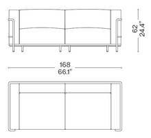Laden Sie das Bild in den Galerie-Viewer, Cassina 3 Fauteuil Grand Confort, Grand Modèle