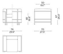 Laden Sie das Bild in den Galerie-Viewer, Cassina 2 Fauteuil Grand Confort, Petit Modèle
