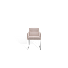 Laden Sie das Bild in den Galerie-Viewer, D-Fine Armlehnstuhl (Rundrohrkufengestell)