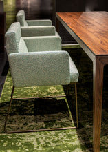 Laden Sie das Bild in den Galerie-Viewer, D-Fine Armlehnstuhl (Rundrohrkufengestell)