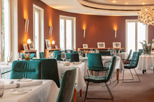 Laden Sie das Bild in den Galerie-Viewer, Arva Light Armlehnstuhl mit Drahtarmlehnen (Drahtkufengestell)