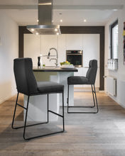 Laden Sie das Bild in den Galerie-Viewer, D-Light Thekenstuhl (Rundrohrkufengestell)