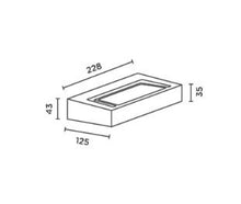 Laden Sie das Bild in den Galerie-Viewer, Wandaufbauleuchte Gap X